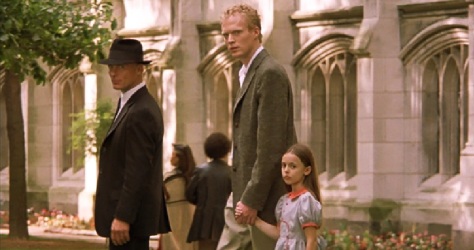 Ed Harris and Paul Bettany in A Beautiful Mind
